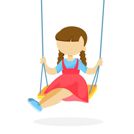 Playing kids set.のイラスト素材