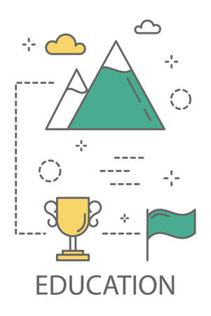 Education concept illustrationの写真素材