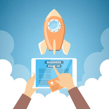 Rocket launch as a metaphor of startup