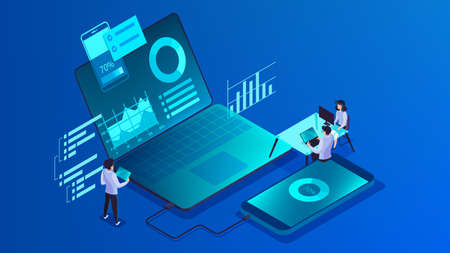 Mobile app development concept. Modern technology and internet connection. Smartphone interface....