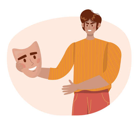 Transforming concept. Transformation metaphor, changing and evolutionのイラスト素材