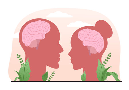 Rationalism set. Logical and structural thinking. Mind behaviorのイラスト素材