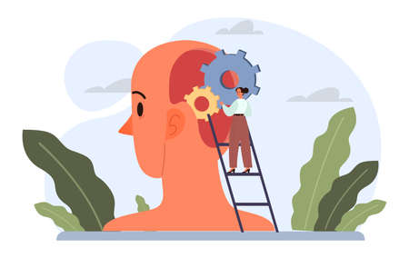 Adaptation concept. Settings changing to adopt to different situationのイラスト素材