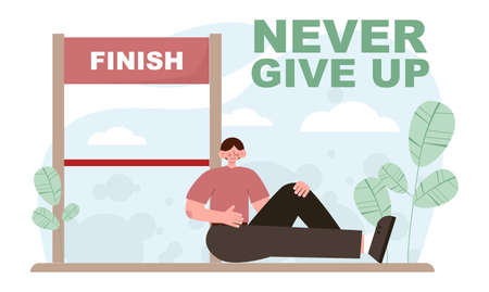 Motivation concept. Empolyee motivation for career goals achievement.のイラスト素材