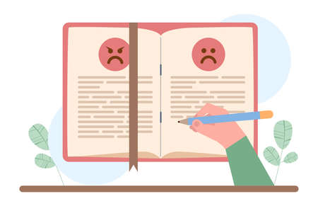 Complaint concept. Dissatisfaction of product or service,のイラスト素材