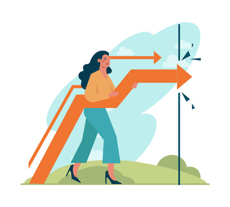 Confrontation concept. Business or social controversy or disagreementのイラスト素材