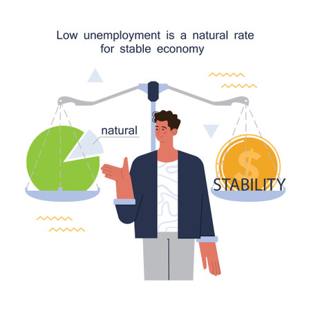 Unemployment concept. Social problem of occupancy, job offerのイラスト素材
