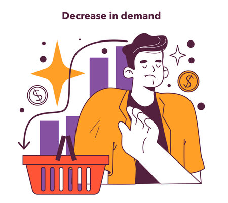 Recession vicious circle. Economical crisis development stages. Significantのイラスト素材
