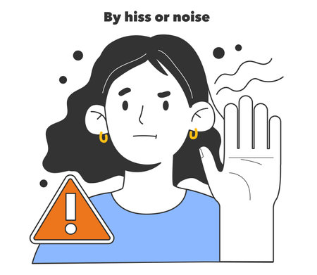 Natural gas leakage detection by hiss or noise. Pipeline defect tracking.のイラスト素材