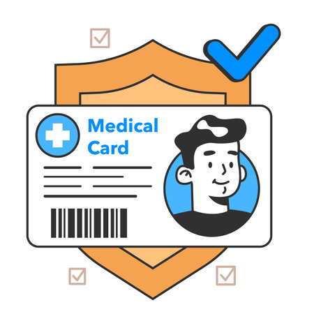 Medical insurance. Idea of security and protection of health and life.のイラスト素材