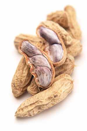 peanuts on white background,isolate