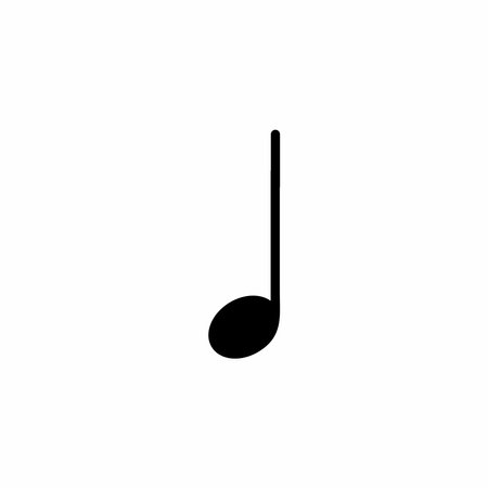 Music note icon. Music symbol. Flat design style eps 10のイラスト素材