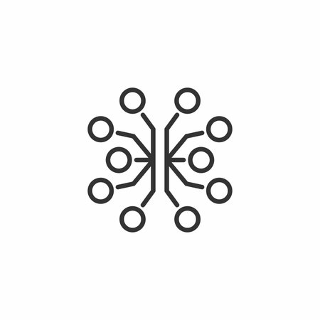 friendship and business network chartのイラスト素材