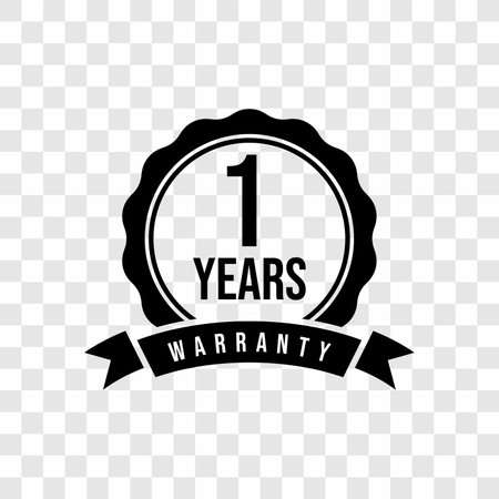 warranty label for the productのイラスト素材