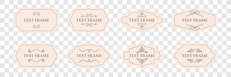 antique ornaments for invitations and decorationのイラスト素材