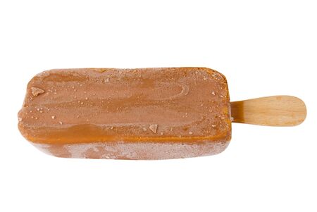 ice cream over whiteの写真素材