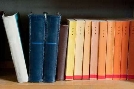 bookshelf in library