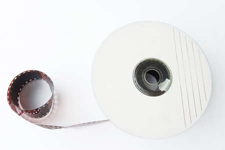 Cd with camera filmの写真素材
