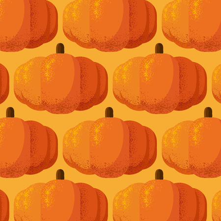 Pumpkins pattern with grain shadow can use for banner, poster, ads, grocery, sticker, and promotionalの写真素材