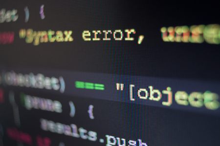 Syntax display monitor programing ,text pixel style on display programing codeの写真素材
