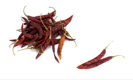 dry red chili peppers