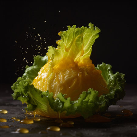 A lettuce Generative AI Generatedの素材