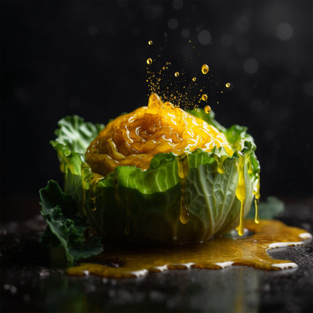 A lettuce Generative AI Generatedの素材