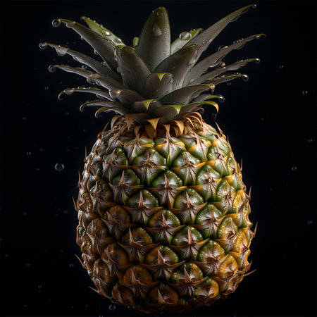 A pineapple Generative AI Generatedの素材