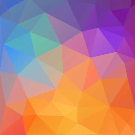 Colorful geometric modern patternのイラスト素材