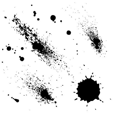 Set of Hand Drawn Grunge Elements, vector illustration のイラスト素材