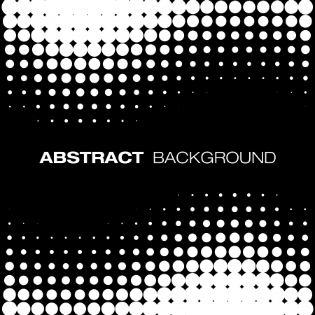 Abstract Black Halftone Backgroundのイラスト素材