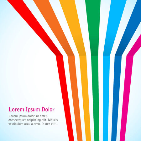 Rainbow stripes on light backgroundのイラスト素材