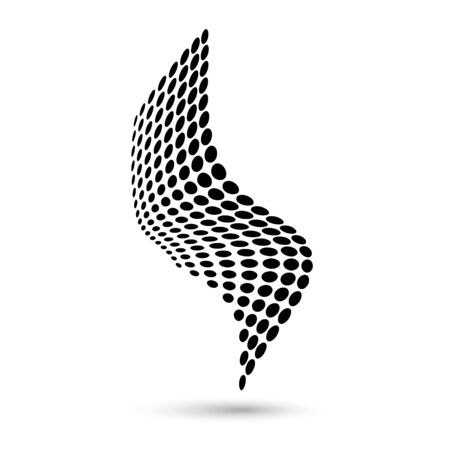 Abstract Halftone Design Elementのイラスト素材