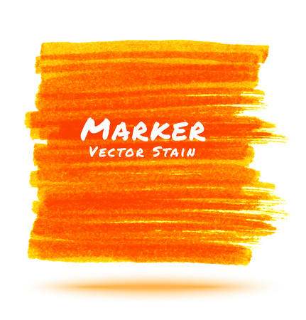 Orange Marker Stainのイラスト素材