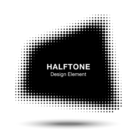 Abstract Halftone Design Elementのイラスト素材