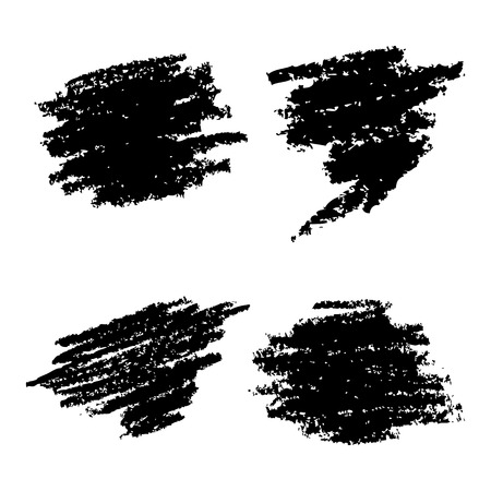 Set of Hand Drawn Grunge Elementsのイラスト素材