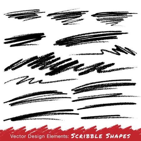 Scribble Smears Hand Drawn in Pencil Scribble Smears Hand Drawn in Pencil