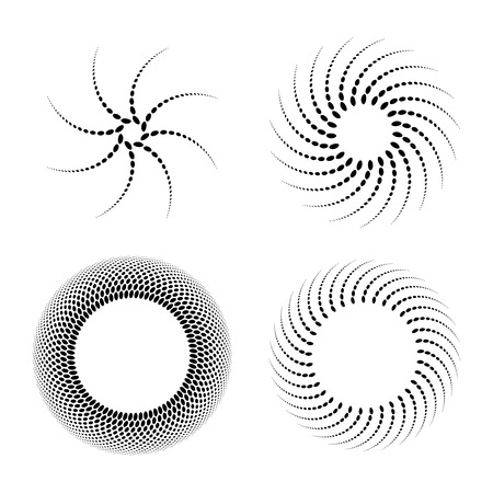 Circular Design Elements.のイラスト素材