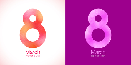 Women's Day paper design of greeting card templateのイラスト素材