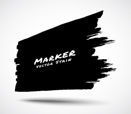 Marker stain texture background in perspective. Grunge textured sale banner. Vector logo illustration.のイラスト素材