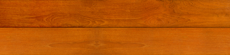 Real Teakwood nature texture background (large file) in two pieces for wood design use or interior and exterior decoration (clipping path of each piece included)の写真素材