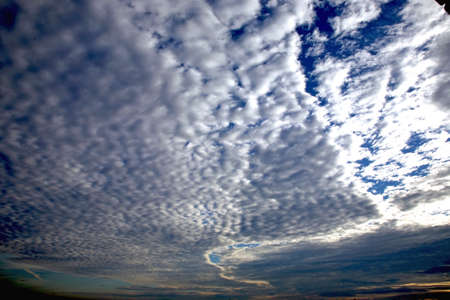 Cloudscape on dramatic sky