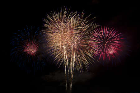 Outbreaks fireworksの写真素材