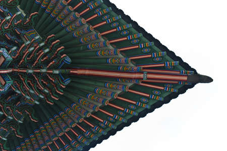 Korean-styled detailed architecture of the main building