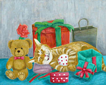 holiday giftsの写真素材