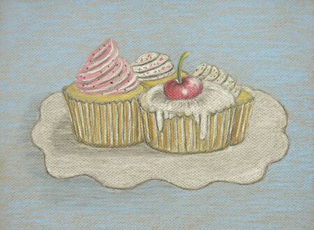 yummy Cupcakesの写真素材