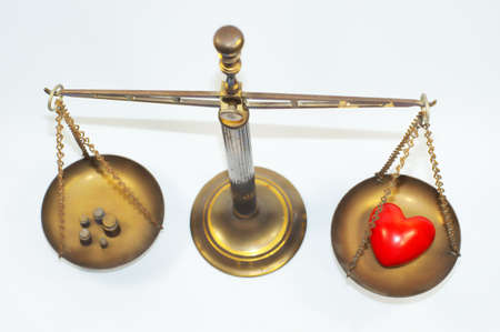 Love on scale                     の写真素材