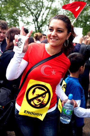 Turkish Protesterのeditorial素材