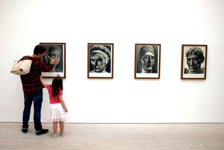 Family in Art exhibition at the Saatchi Galleryのeditorial素材