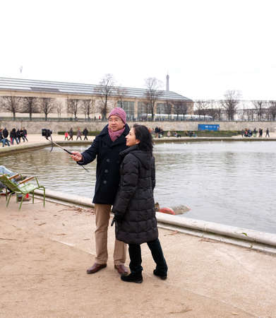 Self portrait of coupleのeditorial素材